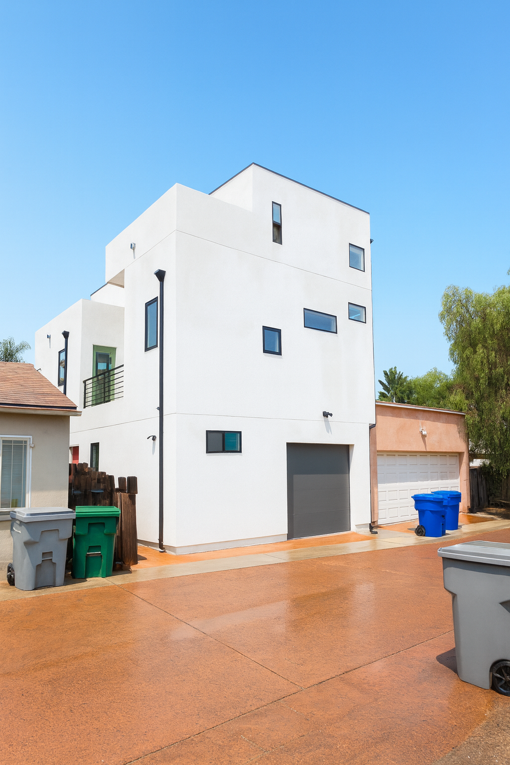 Garage conversion exterior by CRS Builders