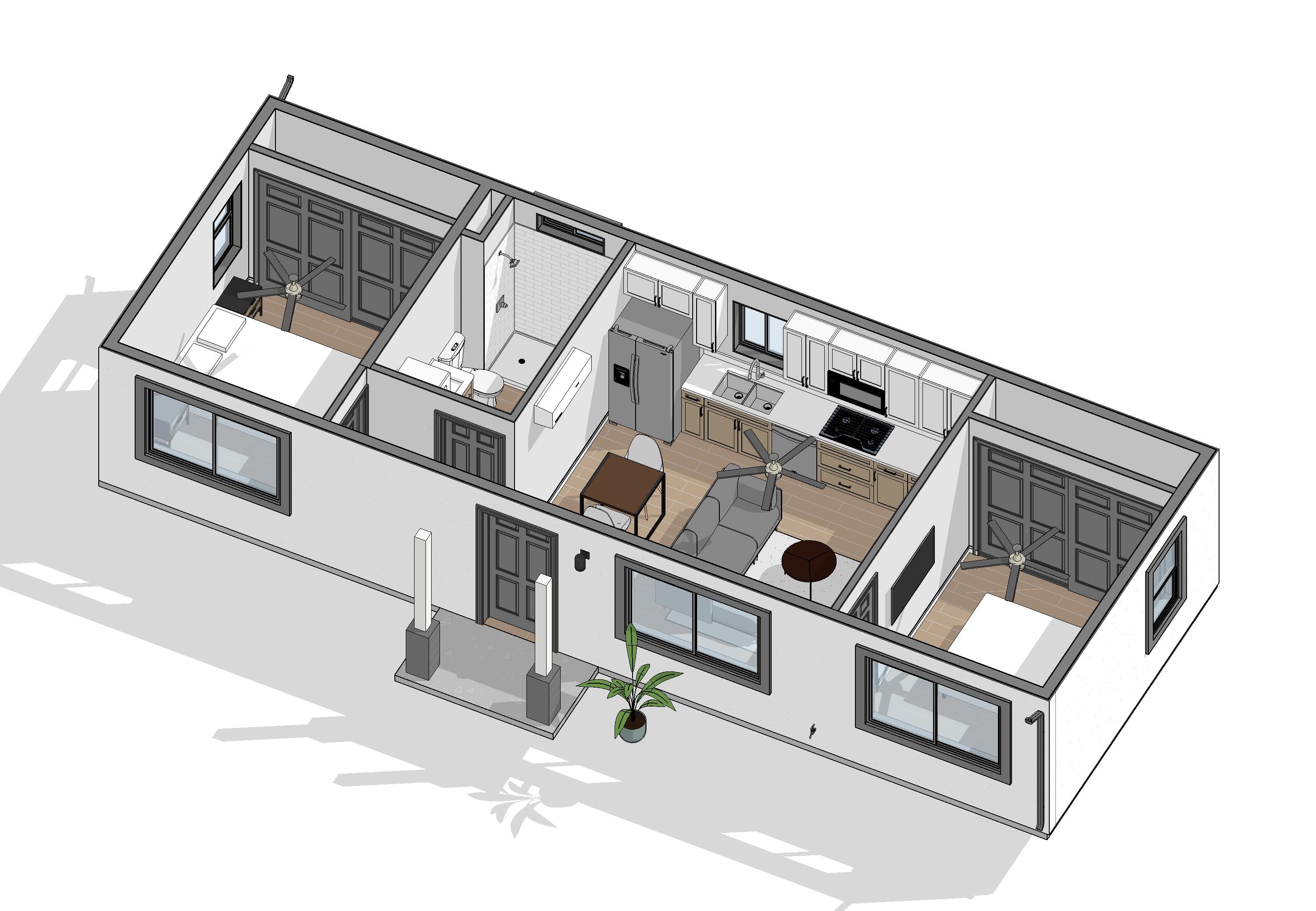 Terra 3D Model — 630 SF